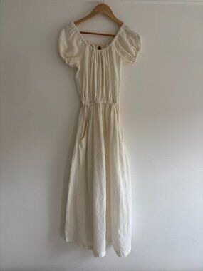 Rachel Pally Cream Midi Summer Dress